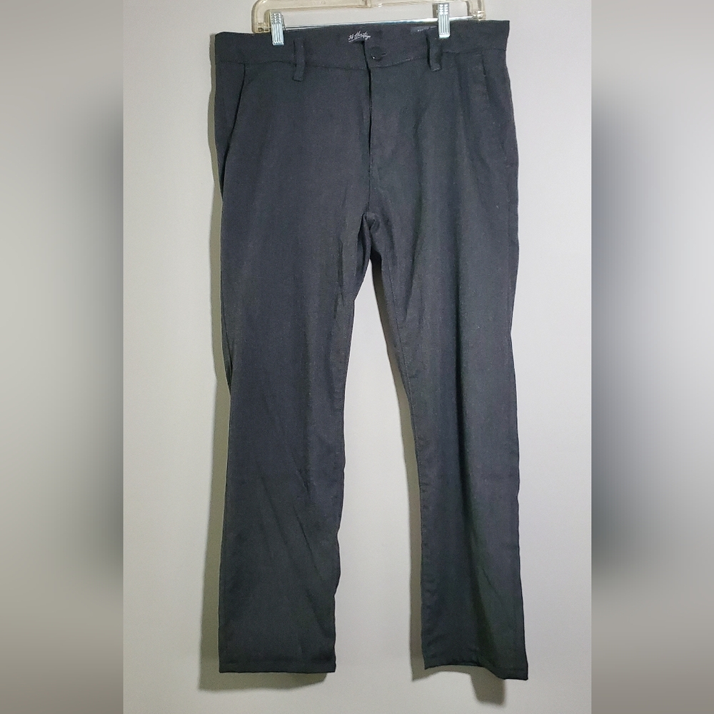 Size 34 34 Heritage Naples Mid-rise Straight Straight-Leg Chino Dark Gray Pants